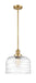 Innovations - 201S-SG-G713-L-LED - LED Mini Pendant - Franklin Restoration - Satin Gold