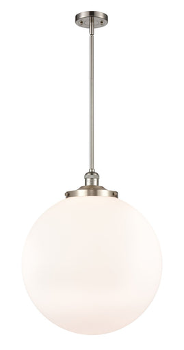 Franklin Restoration One Light Pendant Brushed Satin Nickel