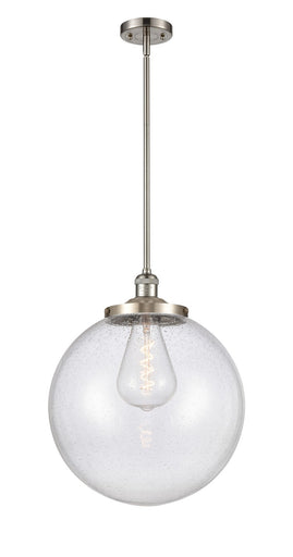 Franklin Restoration One Light Pendant Brushed Satin Nickel