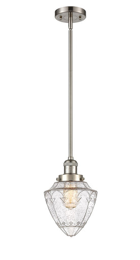 Franklin Restoration One Light Mini Pendant Brushed Satin Nickel