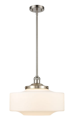Franklin Restoration One Light Mini Pendant Brushed Satin Nickel