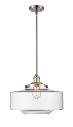 Franklin Restoration One Light Mini Pendant Brushed Satin Nickel
