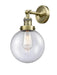 Innovations - 203-AB-G204-8 - One Light Wall Sconce - Franklin Restoration - Antique Brass