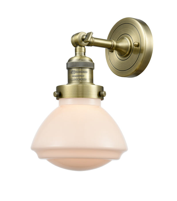 Innovations - 203-AB-G321 - One Light Wall Sconce - Franklin Restoration - Antique Brass