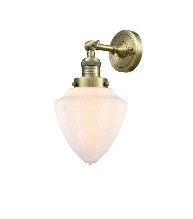 Innovations - 203-AB-G661-7 - One Light Wall Sconce - Franklin Restoration - Antique Brass