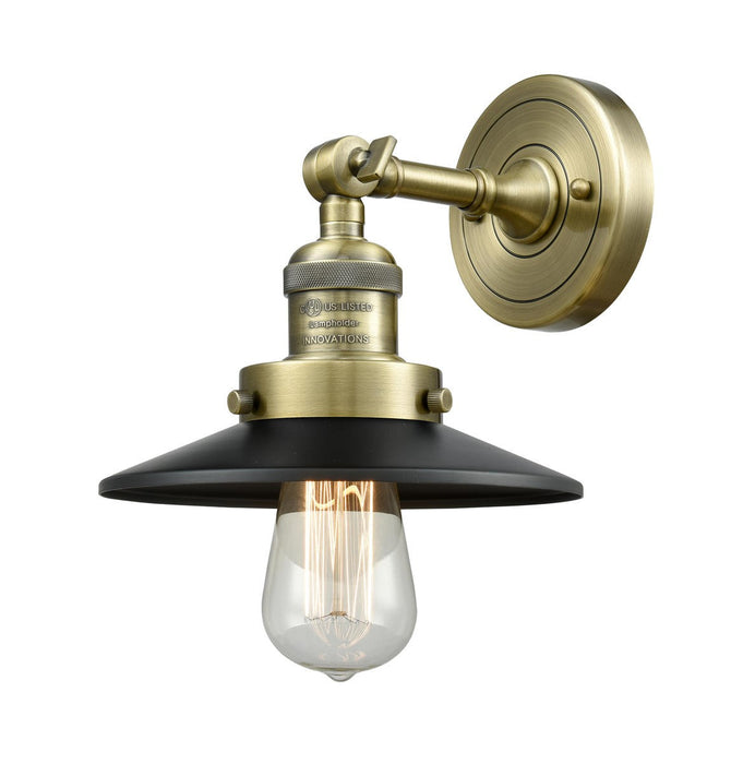 Innovations - 203-AB-M6 - One Light Wall Sconce - Franklin Restoration - Antique Brass