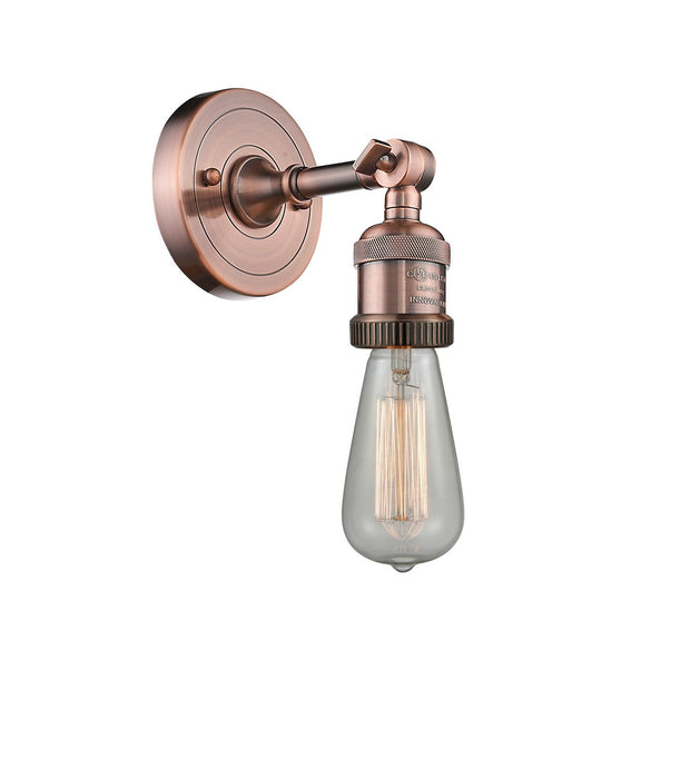 Innovations - 203-AC - One Light Wall Sconce - Franklin Restoration - Antique Copper