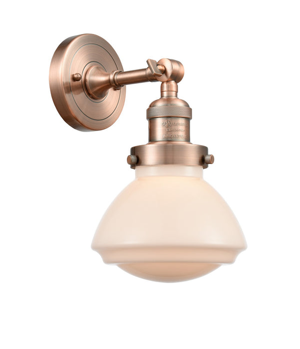 Innovations - 203-AC-G321 - One Light Wall Sconce - Franklin Restoration - Antique Copper