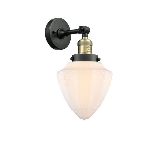 Innovations - 203-BAB-G661-7 - One Light Wall Sconce - Franklin Restoration - Black Antique Brass