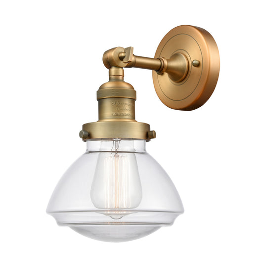 Innovations - 203-BB-G322 - One Light Wall Sconce - Franklin Restoration - Brushed Brass