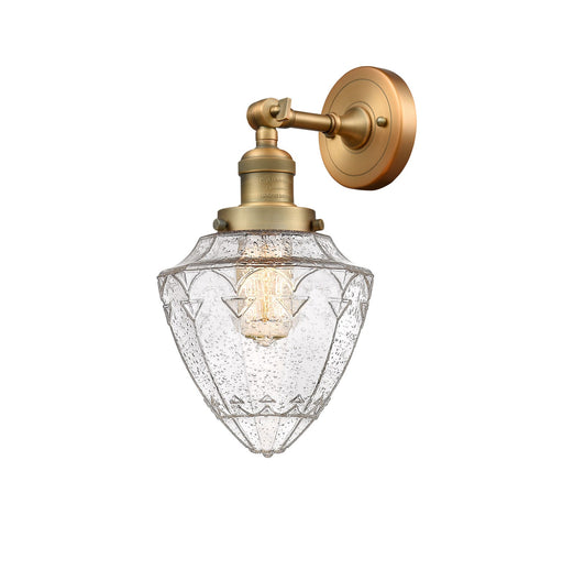 Innovations - 203-BB-G664-7 - One Light Wall Sconce - Franklin Restoration - Brushed Brass