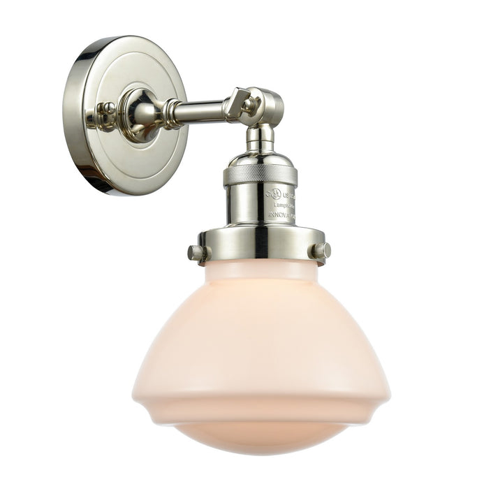 Innovations - 203-PN-G321 - One Light Wall Sconce - Franklin Restoration - Polished Nickel