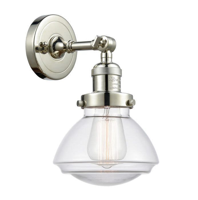 Innovations - 203-PN-G322 - One Light Wall Sconce - Franklin Restoration - Polished Nickel