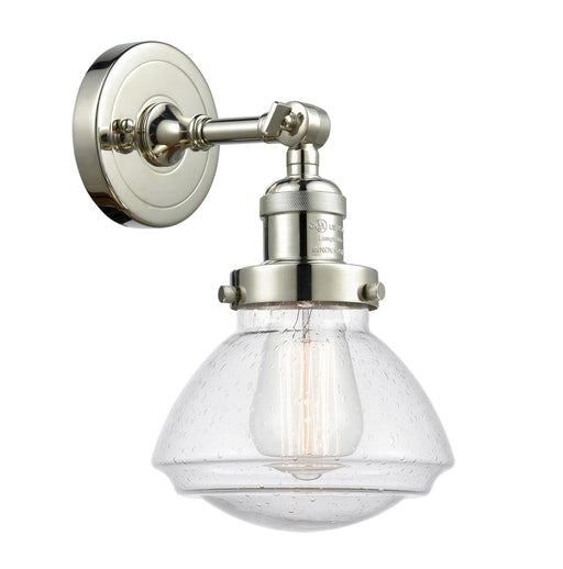 Innovations - 203-PN-G324 - One Light Wall Sconce - Franklin Restoration - Polished Nickel