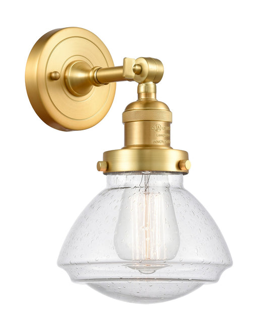 Innovations - 203-SG-G324 - One Light Wall Sconce - Franklin Restoration - Satin Gold