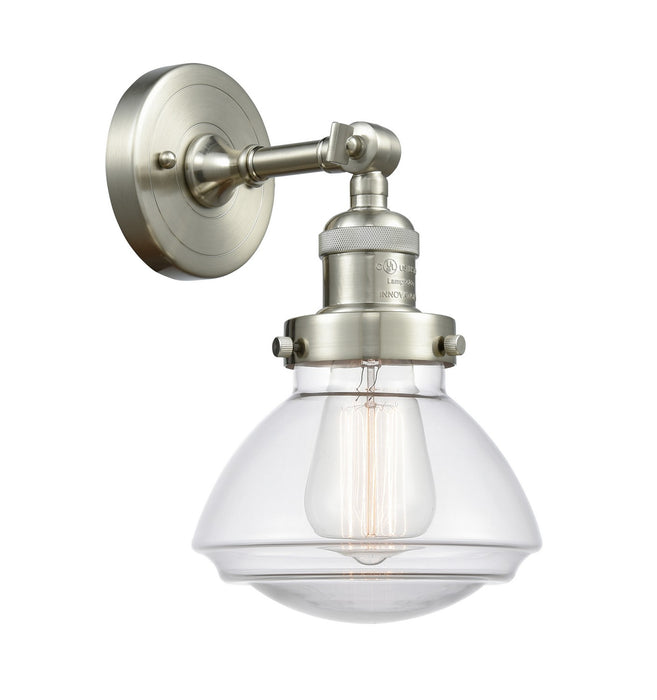 Innovations - 203-SN-G322 - One Light Wall Sconce - Franklin Restoration - Brushed Satin Nickel