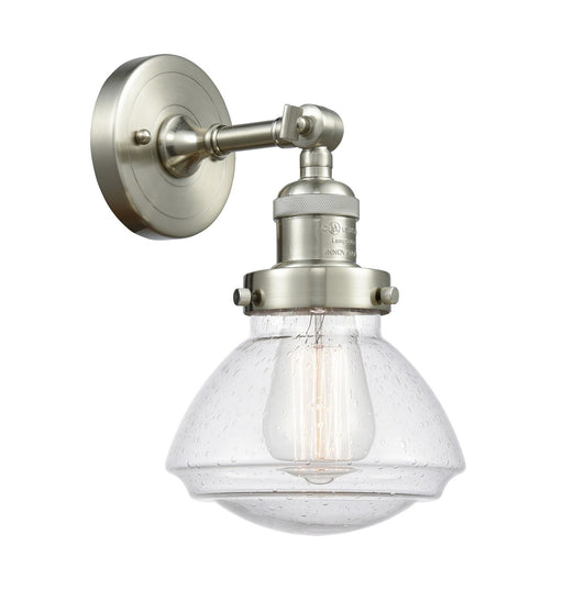 Innovations - 203-SN-G324 - One Light Wall Sconce - Franklin Restoration - Brushed Satin Nickel