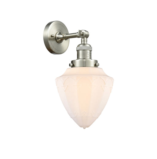 Innovations - 203-SN-G661-7 - One Light Wall Sconce - Franklin Restoration - Brushed Satin Nickel