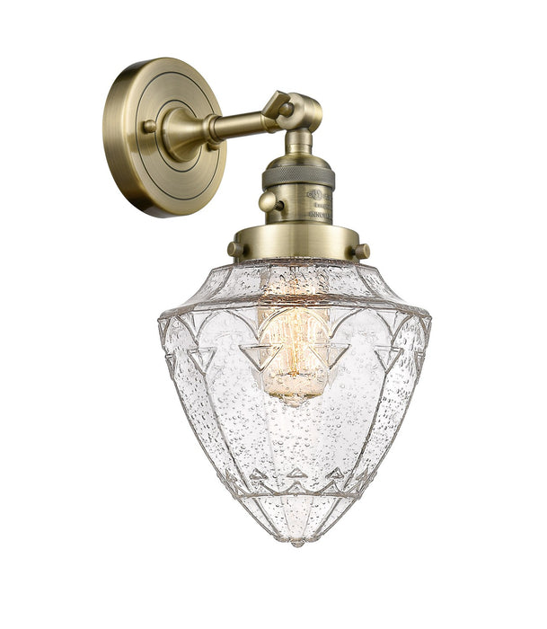 Innovations - 203SW-AB-G664-7 - One Light Wall Sconce - Franklin Restoration - Antique Brass