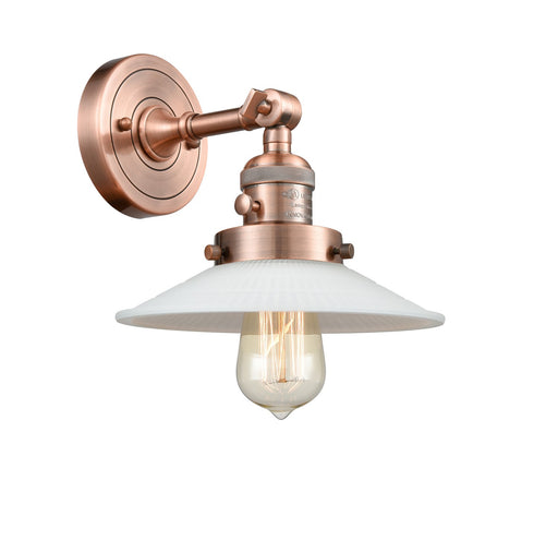 Innovations - 203SW-AC-G1-LED - LED Wall Sconce - Franklin Restoration - Antique Copper