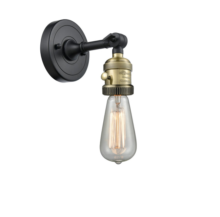 Innovations - 203SW-BAB - One Light Wall Sconce - Franklin Restoration - Black Antique Brass