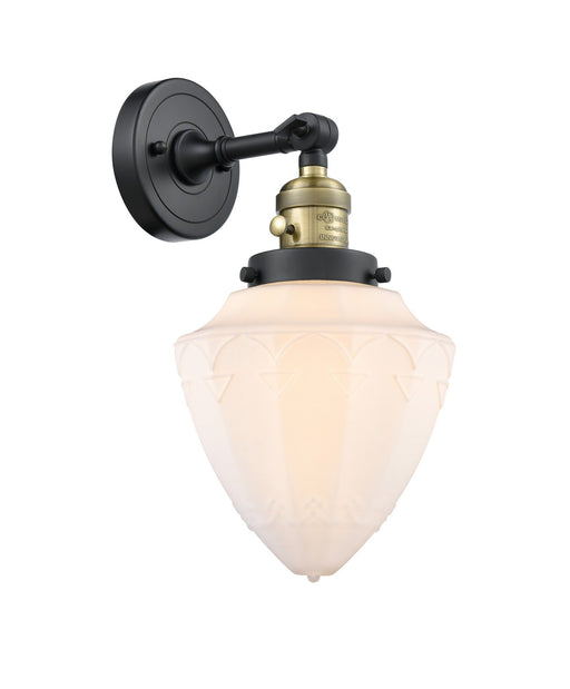 Innovations - 203SW-BAB-G661-7 - One Light Wall Sconce - Franklin Restoration - Black Antique Brass