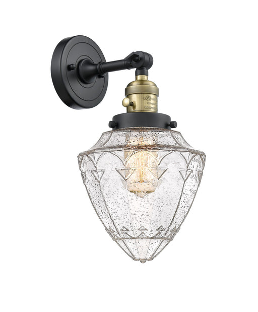 Innovations - 203SW-BAB-G664-7 - One Light Wall Sconce - Franklin Restoration - Black Antique Brass