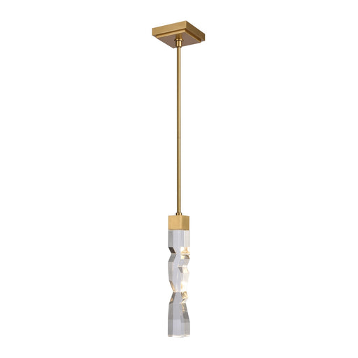 Zeev Lighting - MP11301-LED-2x2-AGB - LED Mini Pendant - Mamadim - Aged Brass