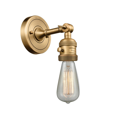 Innovations - 203SW-BB - One Light Wall Sconce - Franklin Restoration - Brushed Brass