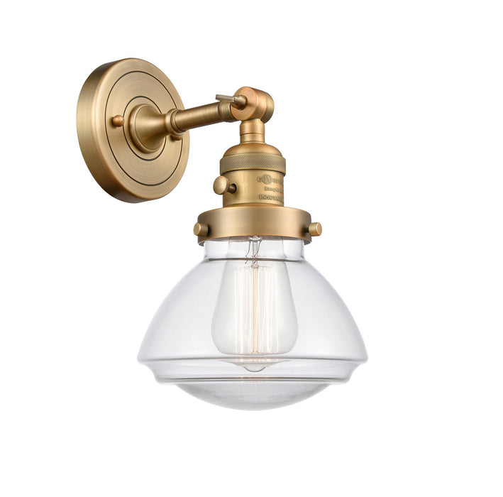 Innovations - 203SW-BB-G322-LED - LED Wall Sconce - Franklin Restoration - Brushed Brass