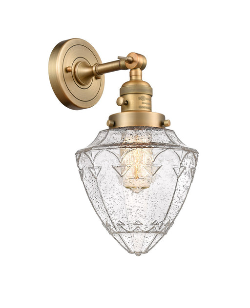 Innovations - 203SW-BB-G664-7 - One Light Wall Sconce - Franklin Restoration - Brushed Brass