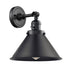 Innovations - 203SW-BK-M10-BK-LED - LED Wall Sconce - Franklin Restoration - Matte Black