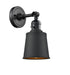 Innovations - 203SW-BK-M9-BK-LED - LED Wall Sconce - Franklin Restoration - Matte Black