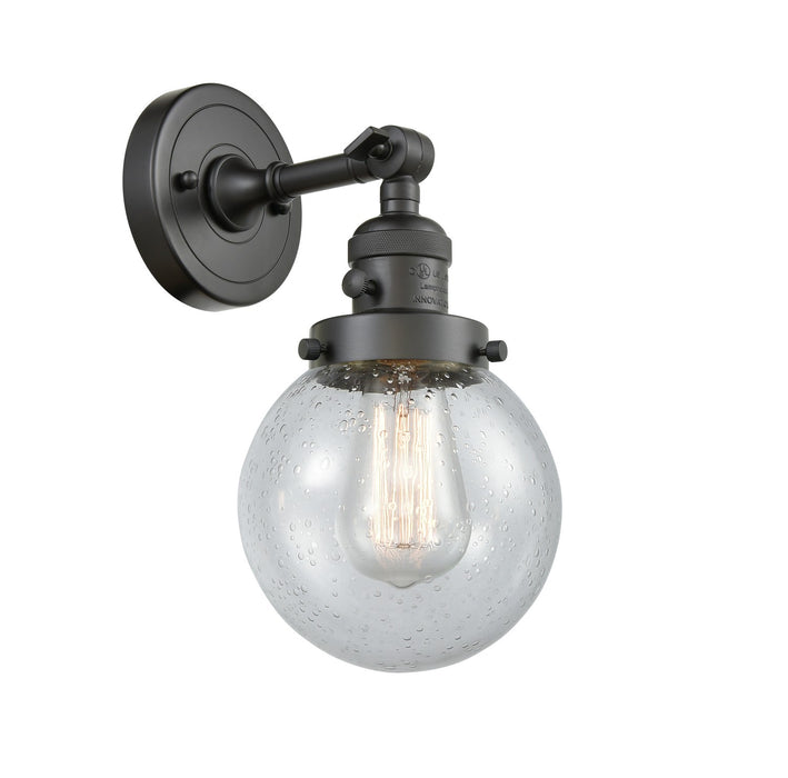 Innovations - 203SW-OB-G204-6-LED - LED Wall Sconce - Franklin Restoration - Oil Rubbed Bronze