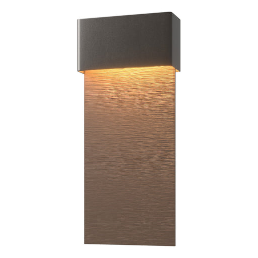 Hubbardton Forge - 302632-LED-14-75 - LED Outdoor Wall Sconce - Stratum - Coastal Oil Rubbed Bronze