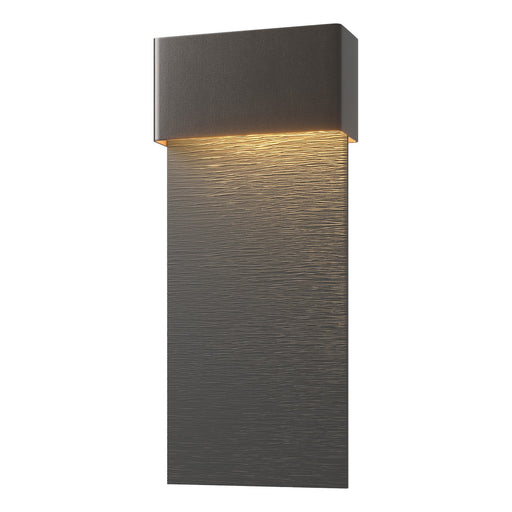 Hubbardton Forge - 302632-LED-14-80 - LED Outdoor Wall Sconce - Stratum - Coastal Oil Rubbed Bronze