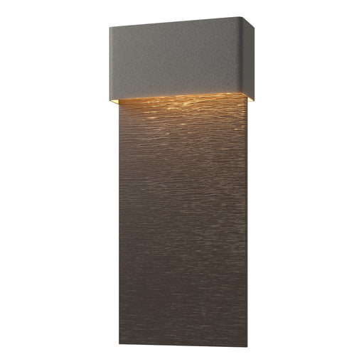 Hubbardton Forge - 302632-LED-20-14 - LED Outdoor Wall Sconce - Stratum - Coastal Natural Iron