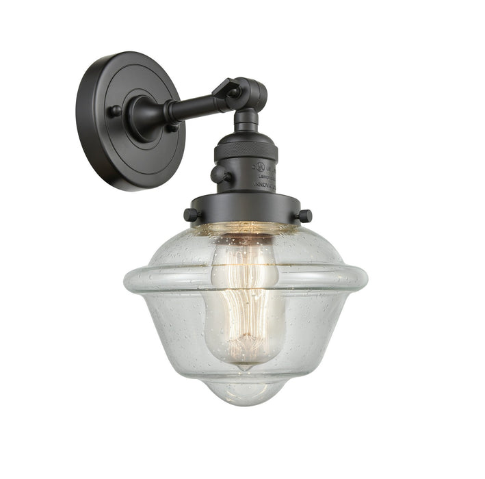 Innovations - 203SW-OB-G534-LED - LED Wall Sconce - Franklin Restoration - Oil Rubbed Bronze