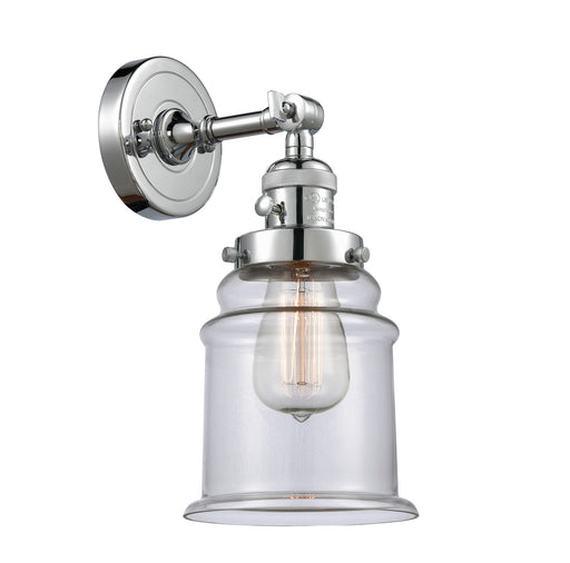 Innovations - 203SW-PC-G182-LED - LED Wall Sconce - Franklin Restoration - Polished Chrome