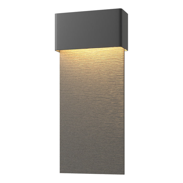 Hubbardton Forge - 302632-LED-80-20 - LED Outdoor Wall Sconce - Stratum - Coastal Black