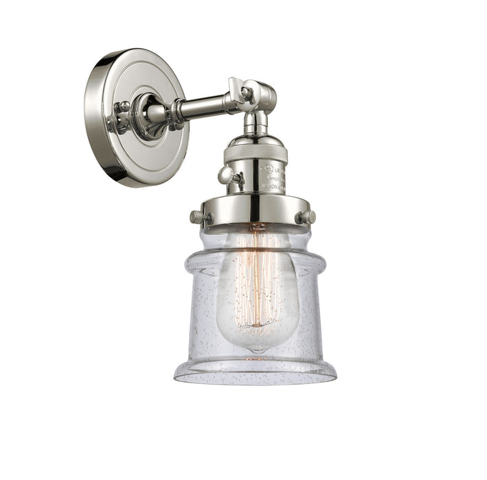 Innovations - 203SW-PN-G184S-LED - LED Wall Sconce - Franklin Restoration - Polished Nickel