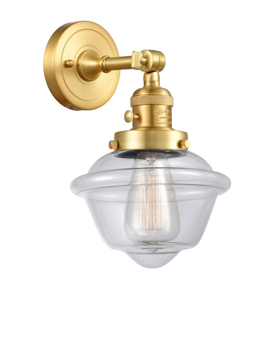 Innovations - 203SW-SG-G532-LED - LED Wall Sconce - Franklin Restoration - Satin Gold