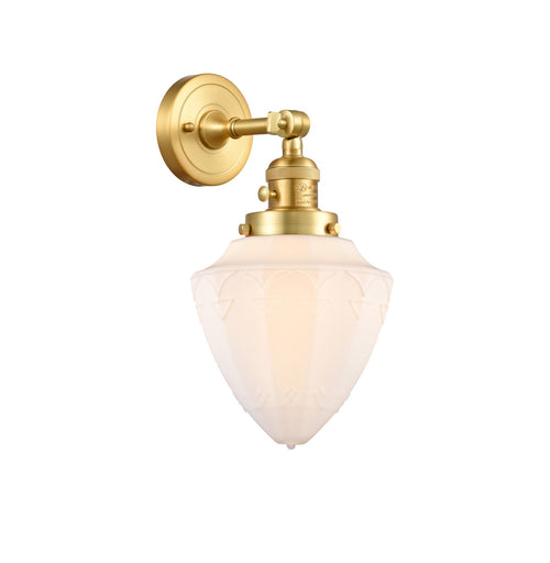 Franklin Restoration One Light Wall Sconce Satin Gold