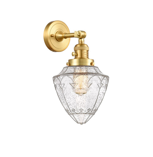 Franklin Restoration One Light Wall Sconce Satin Gold