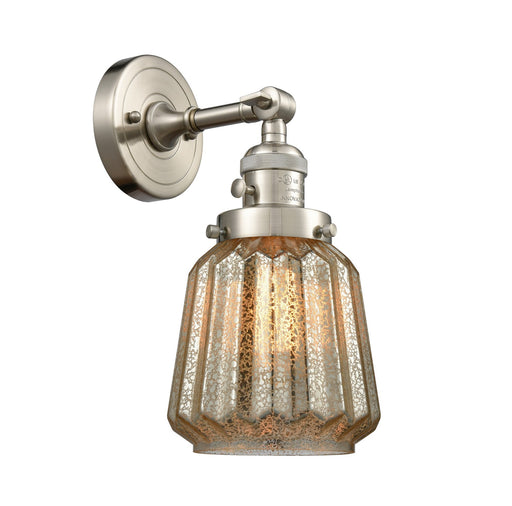 Innovations - 203SW-SN-G146-LED - LED Wall Sconce - Franklin Restoration - Brushed Satin Nickel