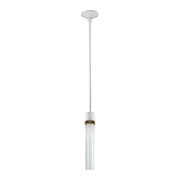 Zeev Lighting - P11702-LED-MW-K-AGB-G1 - LED Pendant - Zigrina - Matte White