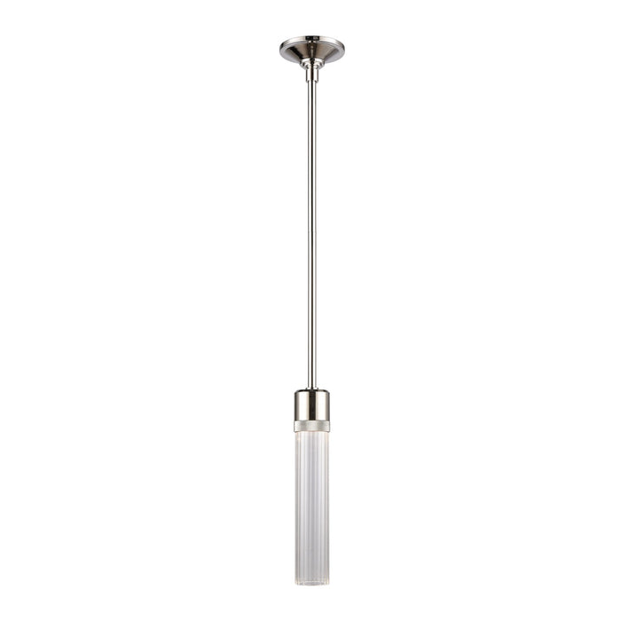 Zeev Lighting - P11703-LED-PN-G3 - LED Pendant - Zigrina - Polished Nickel