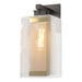 Hubbardton Forge - 304854-SKT-78-70-ZM0707 - One Light Outdoor Wall Sconce - Polaris - Coastal Burnished Steel