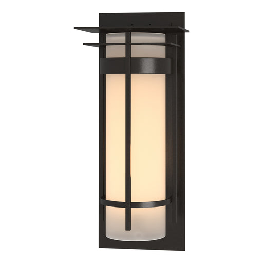 Hubbardton Forge - 305995-SKT-14-GG0240 - One Light Outdoor Wall Sconce - Banded - Coastal Oil Rubbed Bronze