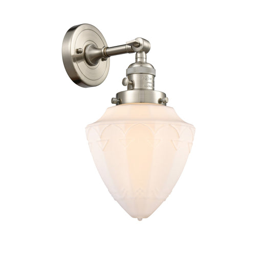 Innovations - 203SW-SN-G661-7 - One Light Wall Sconce - Franklin Restoration - Brushed Satin Nickel